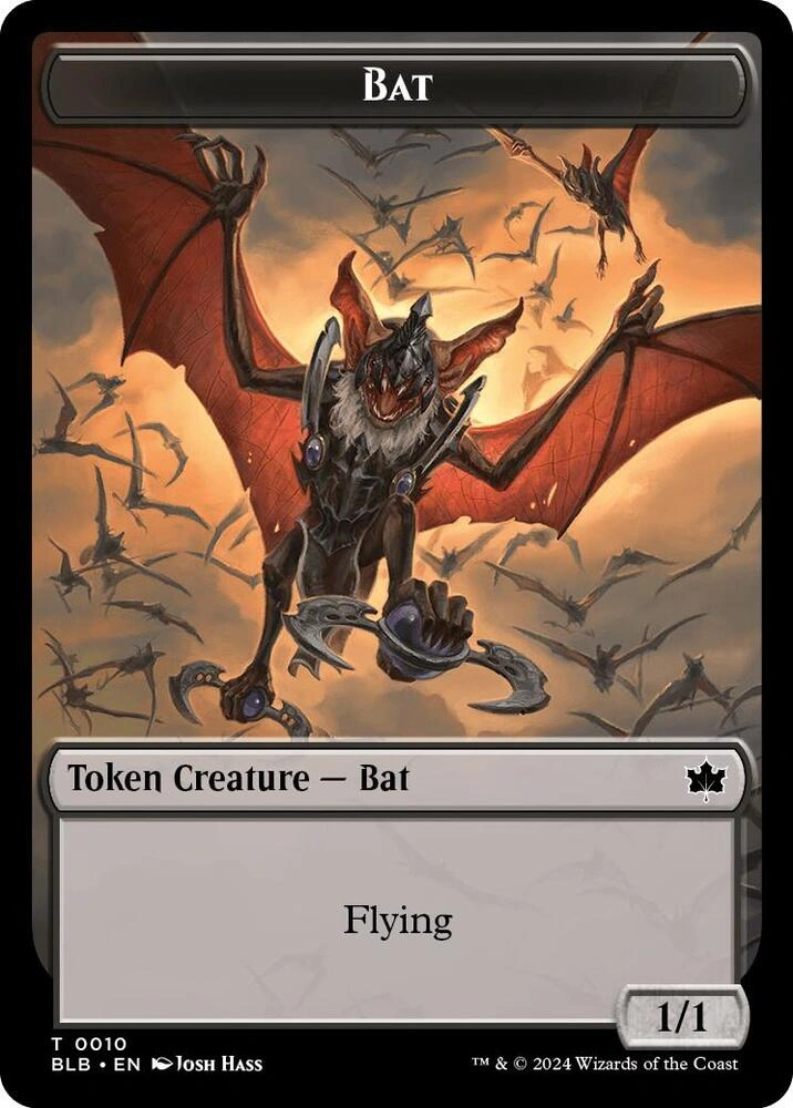 Bat // Intrepid Rabbit Double-Sided Token Foil