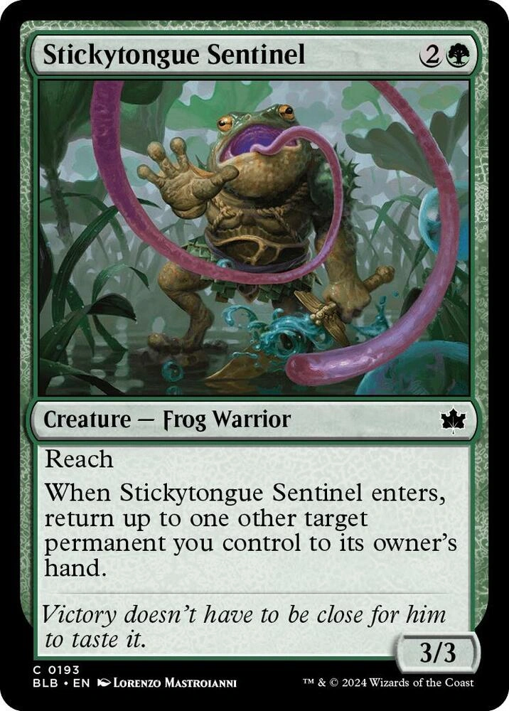 Stickytongue Sentinel Foil