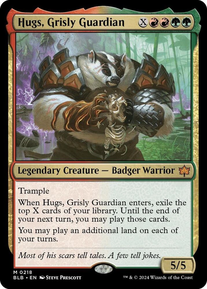 Hugs, Grisly Guardian Foil