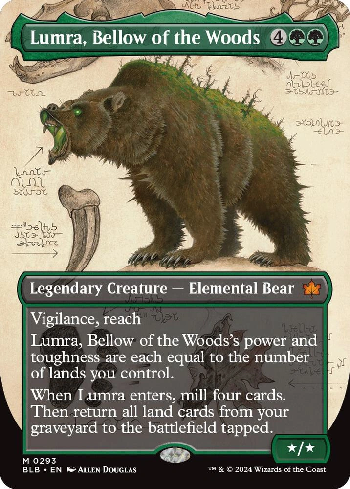 Lumra, Bellow of the Woods (Borderless) (0293) Foil