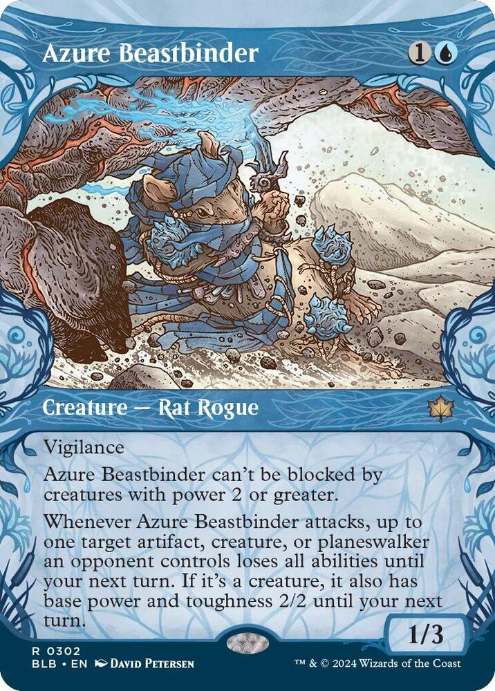 Azure Beastbinder (Showcase) Foil