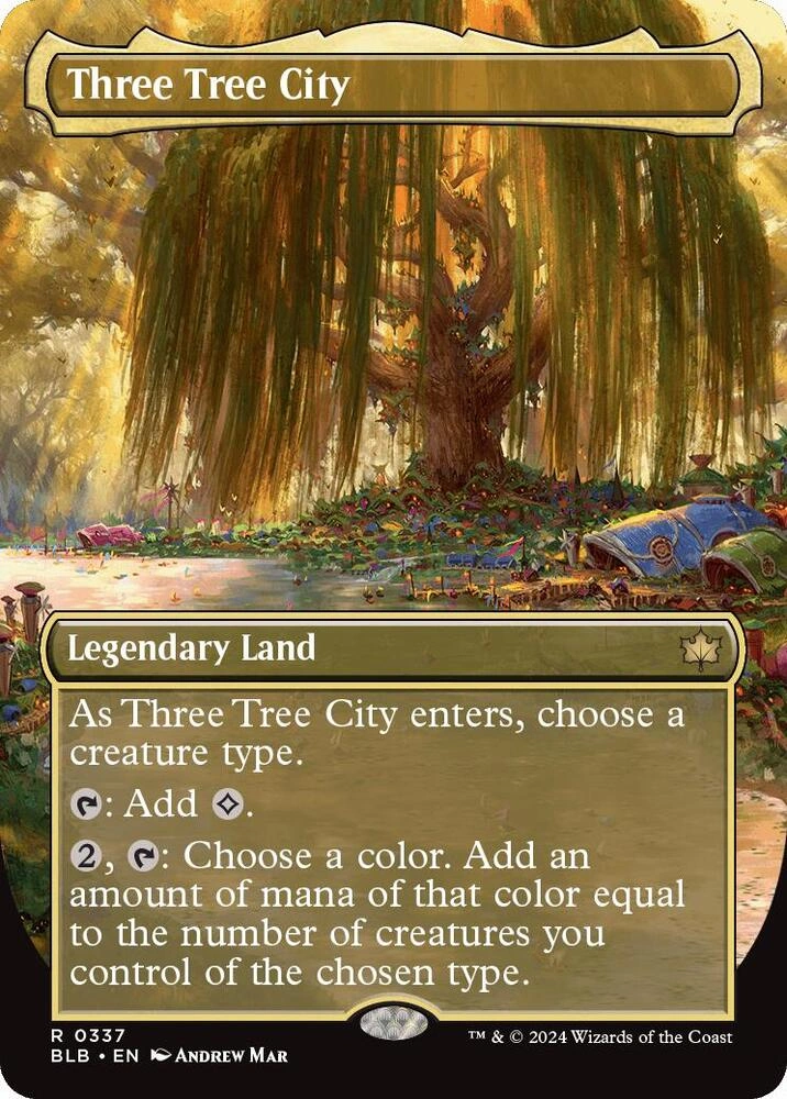 Three Tree City (Borderless) (0337) Foil
