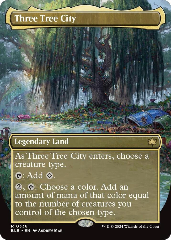 Three Tree City (Borderless) (0338) Foil
