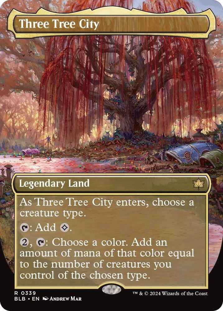 Three Tree City (Borderless) (0339) Foil