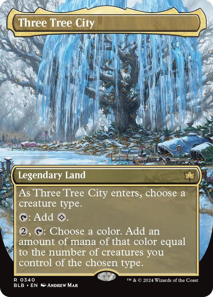 Three Tree City (Borderless) (0340) Foil