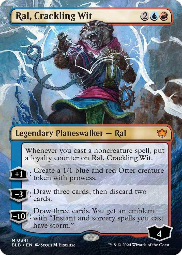 Ral, Crackling Wit (Borderless) Foil