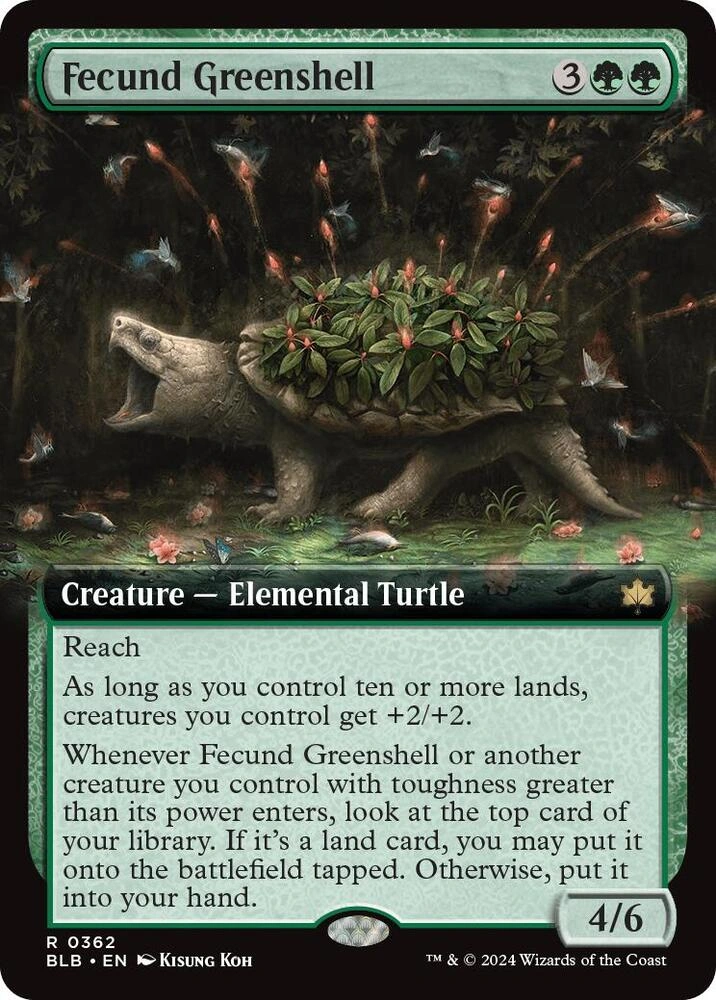 Fecund Greenshell (Extended Art) Foil