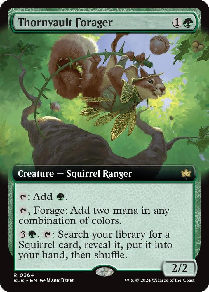 Thornvault Forager (Extended Art) Foil