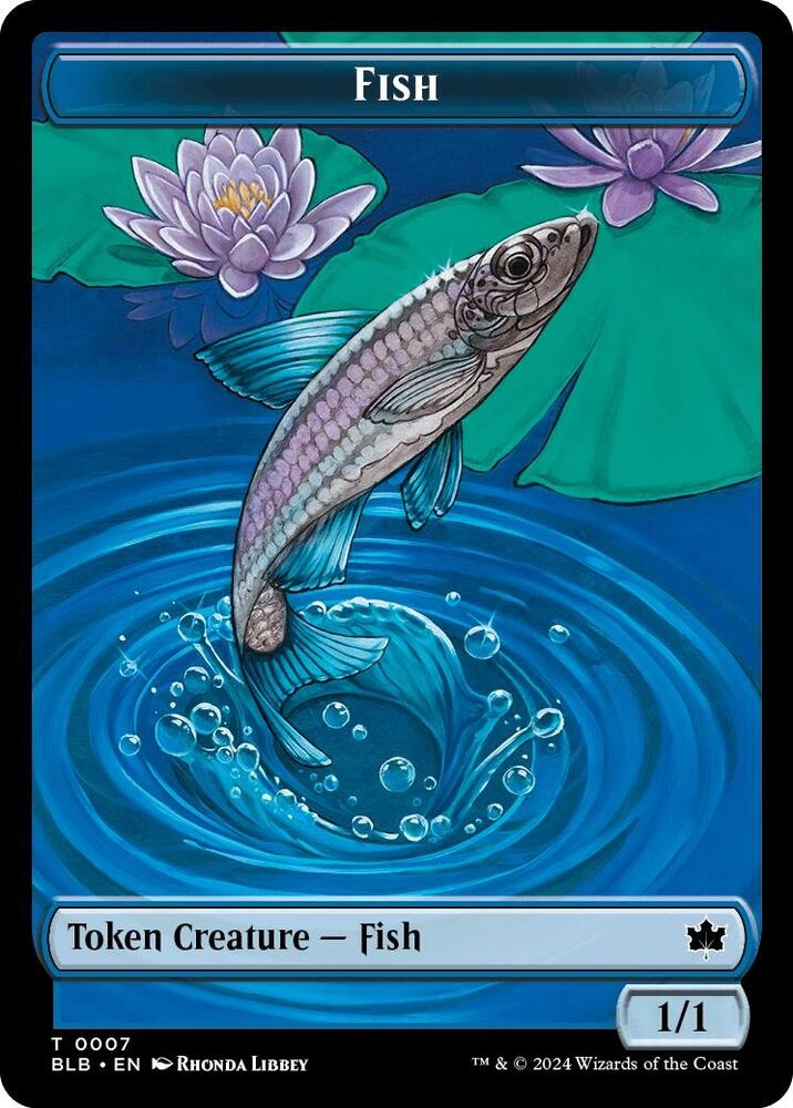 Fish // Tender Wildguide Double-Sided Token Foil