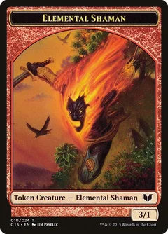 Elemental Shaman // Shapeshifter Double-Sided Token 10 // 1