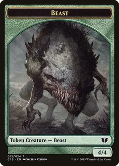 Beast // Snake (017) Double-Sided Token 13 // 17