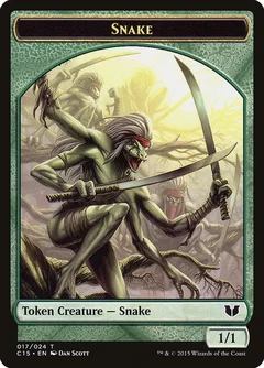 Snake (017) // Saproling Double-Sided Token 17 // 16