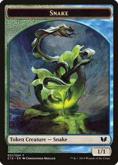Snake (021) // Saproling Double-Sided Token 21 // 16