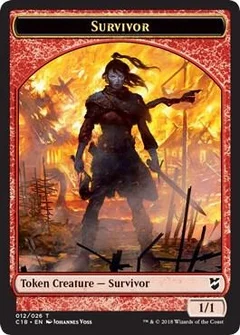 Survivor // Myr (023) Double-Sided Token 12 // 23