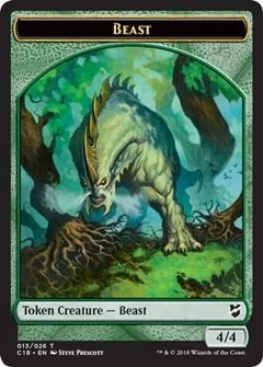 Beast (013) // Plant Double-Sided Token 13 // 17