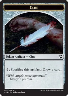 Clue // Construct (021) Double-Sided Token 19 // 21