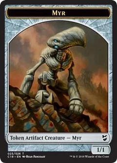 Myr (023) // Thopter (025) Double-Sided Token 23 // 25