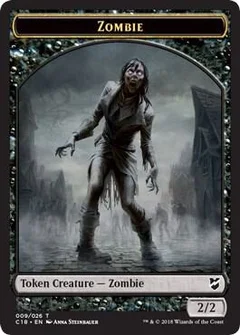 Zombie // Angel Double-Sided Token 9 // 3