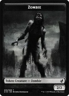 Zombie (010) // Zombie (011) Double-Sided Token 10 // 11