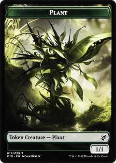 Plant // Snake Double-Sided Token 17 // 20
