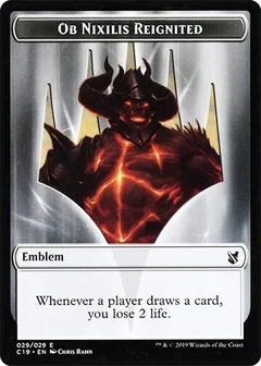 Emblem - Ob Nixilis Reignited // Zombie (010) Double-Sided Token 29 // 10