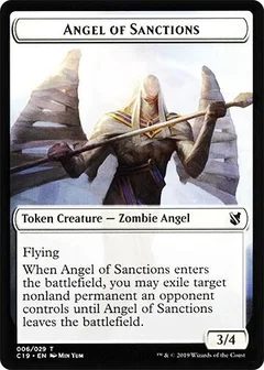 Angel of Sanctions // Horror Double-Sided Token 6 // 23