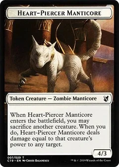 Heart-Piercer Manticore // Dragon Double-Sided Token 7 // 12