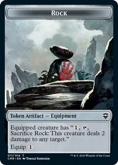 Rock // Treasure Double-Sided Token Foil 11 // 12