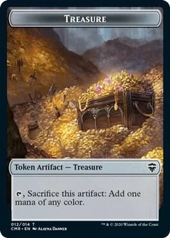 Treasure // Zombie Double-Sided Token Foil 12 // 6