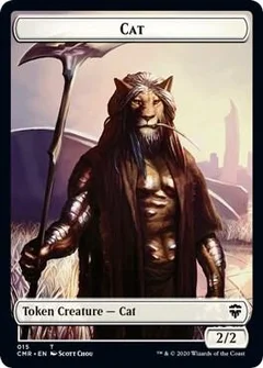 Cat // Soldier Double-Sided Token 15 // 16