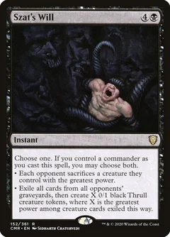 Szat's Will Foil 152