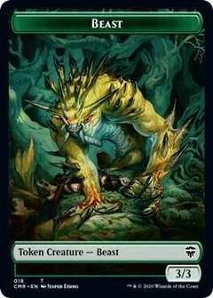 Beast (018) // Beast (019) Double-Sided Token 18 // 19