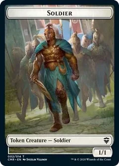 Soldier // Zombie Double-Sided Token Foil 2 // 6