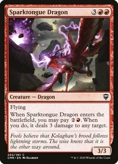 Sparktongue Dragon Foil 202