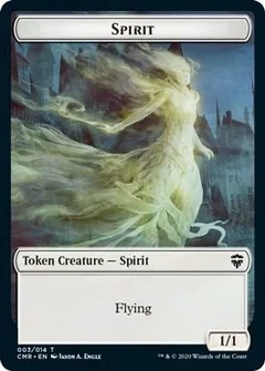 Spirit // Zombie Double-Sided Token Foil 3 // 6