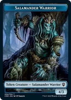 Salamander Warrior // The Monarch Double-Sided Token Foil 4 // 14