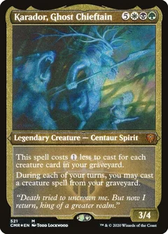 Karador, Ghost Chieftain (Foil Etched) 521