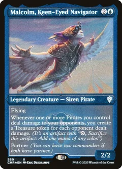 Malcolm, Keen-Eyed Navigator (Foil Etched) 560