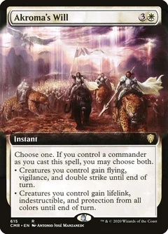Akroma's Will (Extended Art) Foil 615