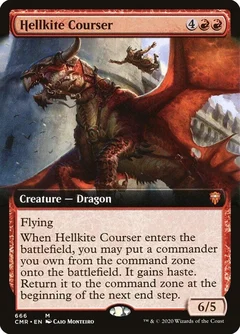 Hellkite Courser (Extended Art) Foil 666