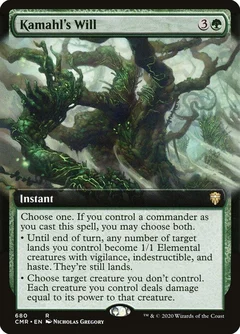 Kamahl's Will (Extended Art) Foil 680