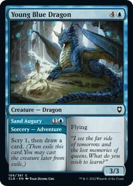 Young Blue Dragon Foil