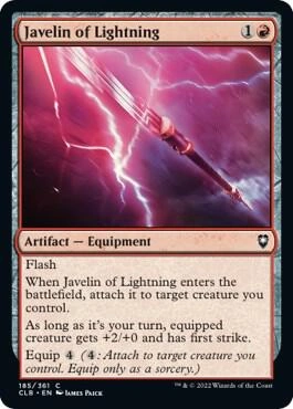 Javelin of Lightning Foil