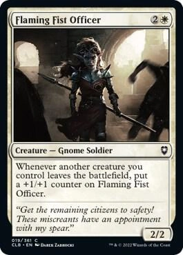 Flaming Fist Officer Foil