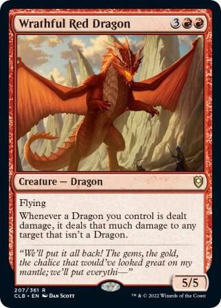 Wrathful Red Dragon Foil