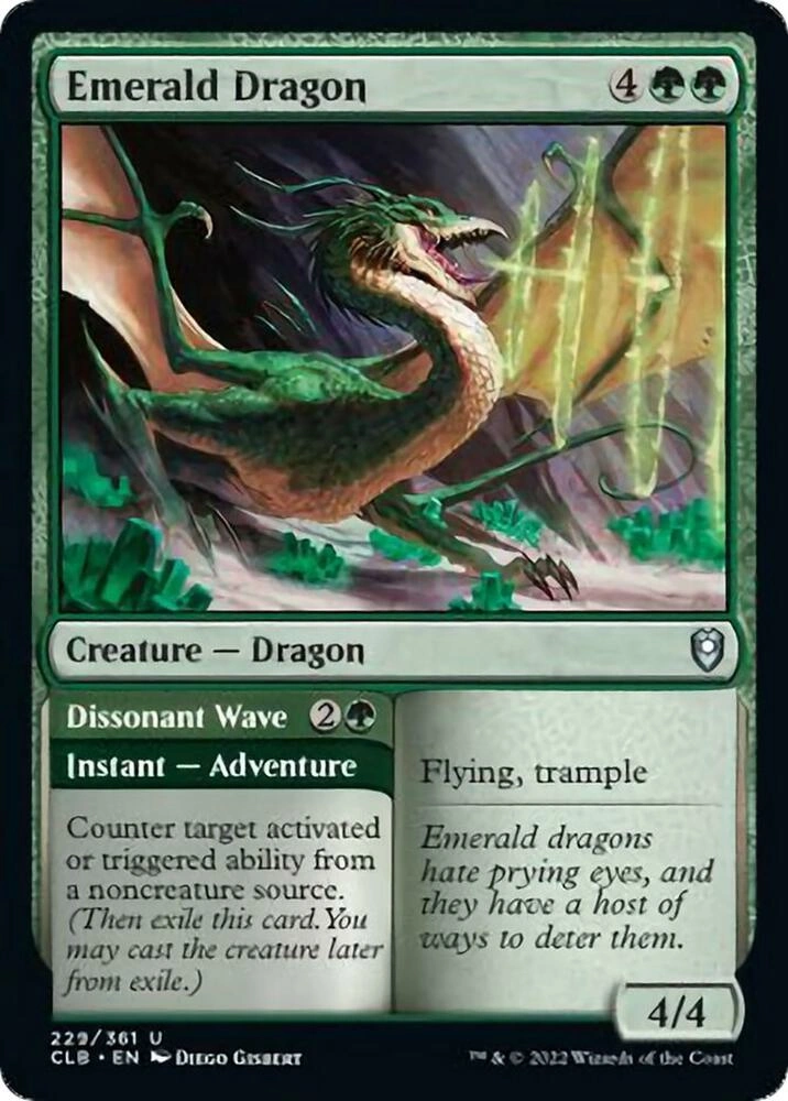 Emerald Dragon Foil