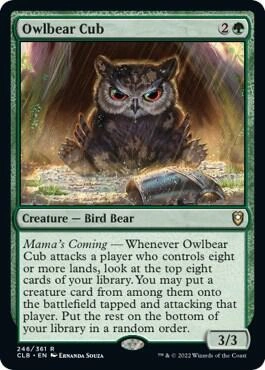 Owlbear Cub Foil
