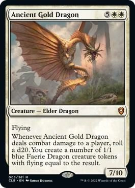 Ancient Gold Dragon Foil