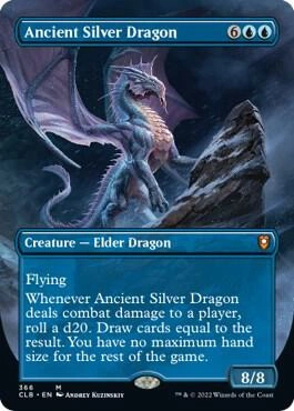 Ancient Silver Dragon (Borderless)