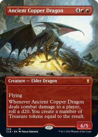 Ancient Copper Dragon (Borderless) Foil